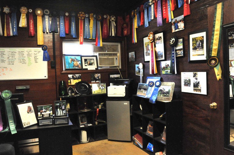 The farm’s office.