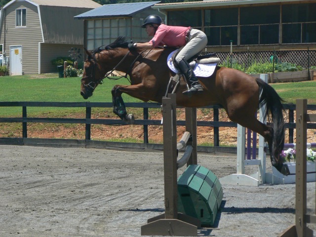Atom and Karen schooling at home. Photo courtesy of Karen Benson