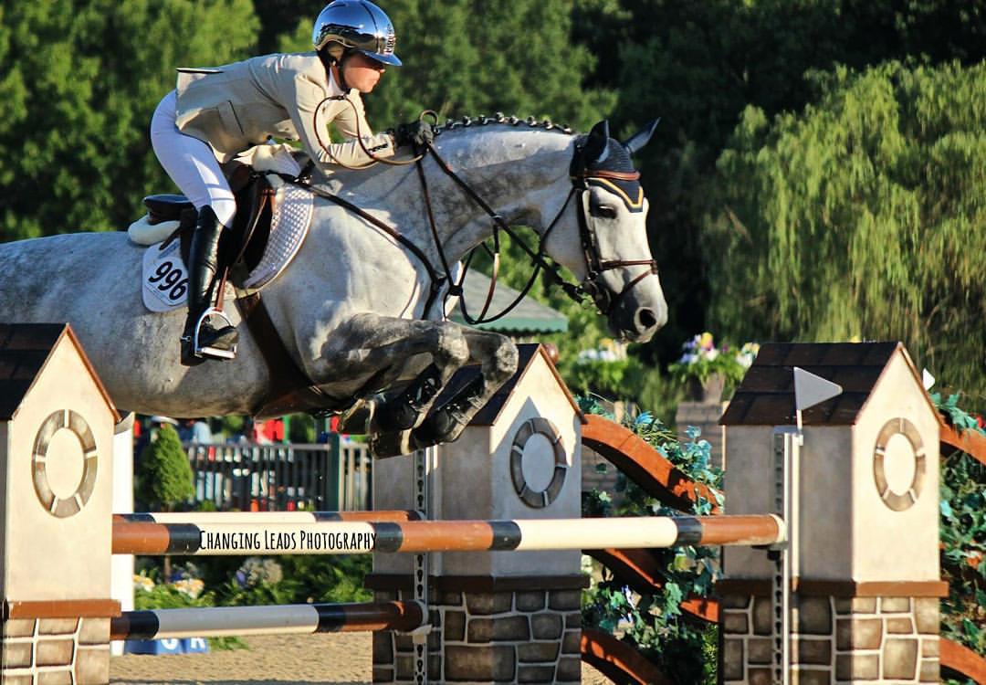 Sandra and A-Frieda-O in the Kentucky Summer Grand Prix. Photo by Changing Leads Photography