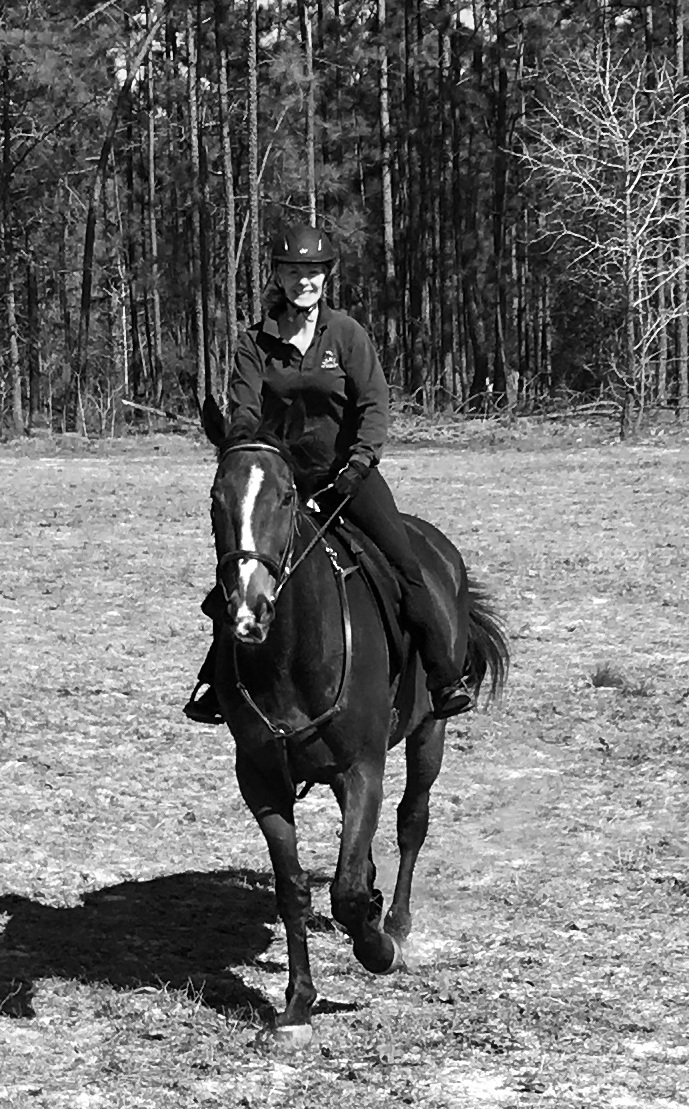 After some back problems, Sasscer is happy to be back in the saddle. Photo courtesy of Sasscer Hill