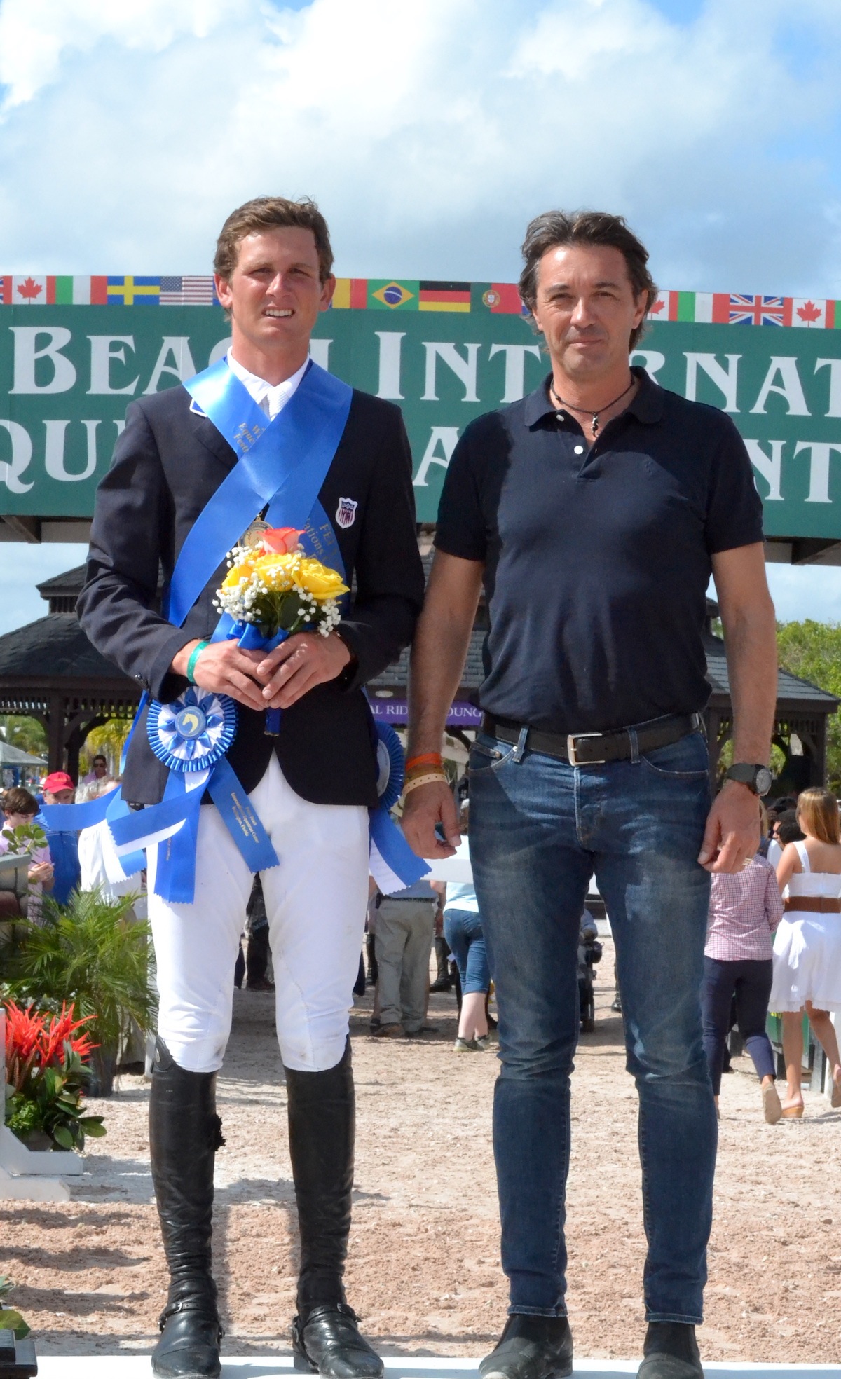 During the Young Rider Nations Cup, Spencer was joined by Gianluca Caron, Kingsland North American manager.