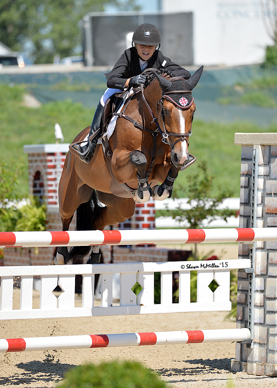 Taje and Drommels in Kentucky competing in the High Children's. Photo by Shawn McMillen Photography