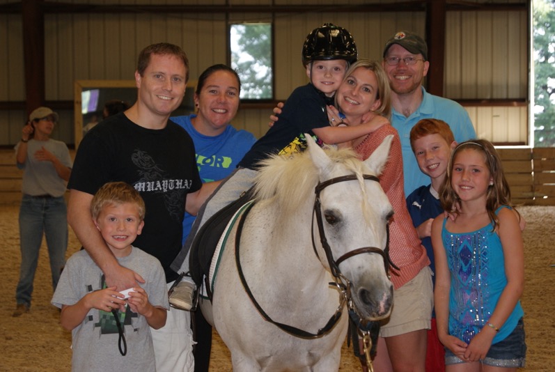 Riders and their families find support and joy at Loudoun Therapeutic Riding in Leesburg, Virginia. Photo courtesy of Loudoun Therapeutic Riding