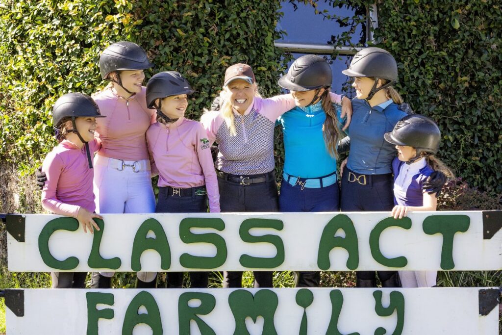Jennie teaches students from age 6 to 60 at Class Act Farm.