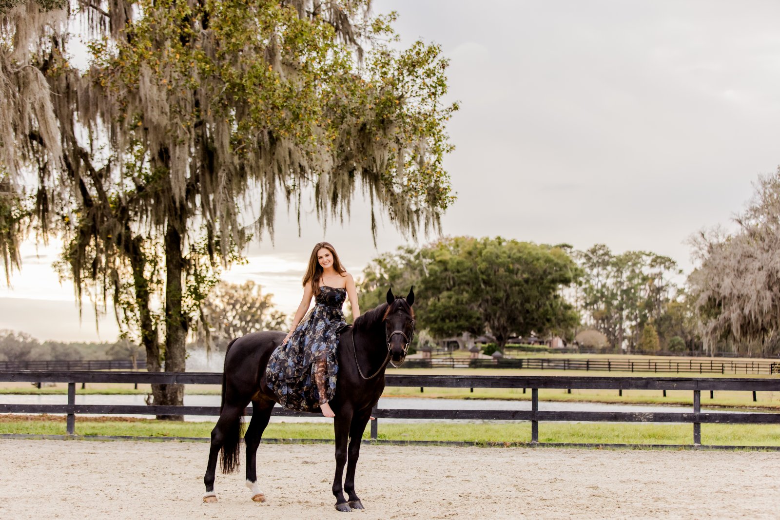 Jodie, on MTM Honey Pie owned by MTM Farm, at Golden Oaks Farm in Ocala, Florida.