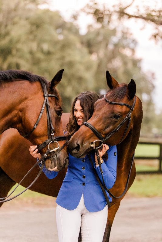 Michelle with Gordie, left, and Lordendro, aka Dennis.
