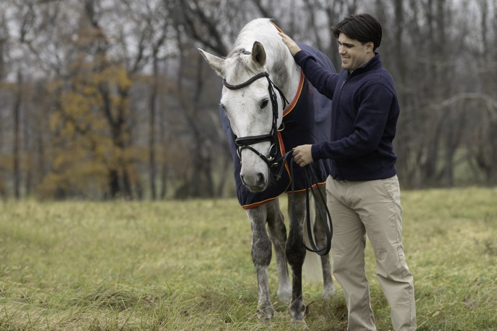Braden Speck with his horse BSF Liam.