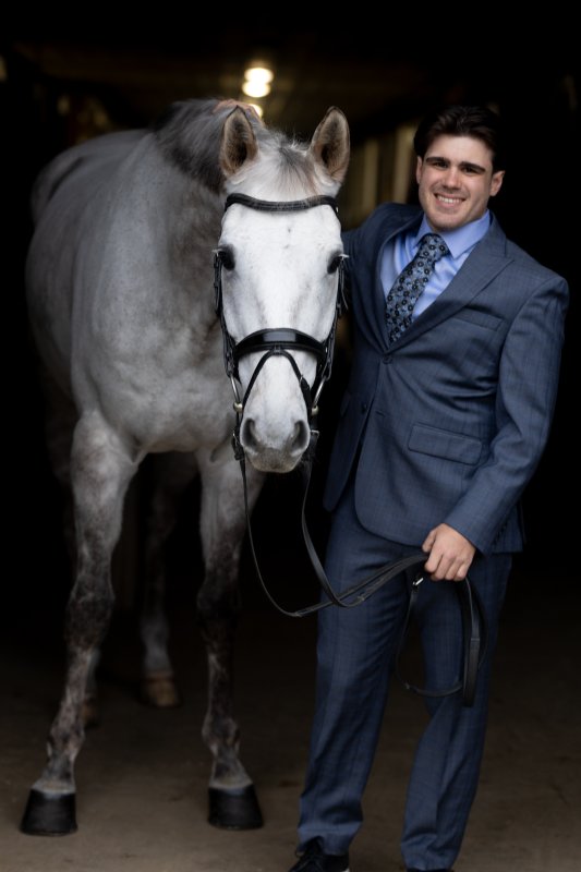Losing three horses before meeting Liam inspired Braden to become a vet.
