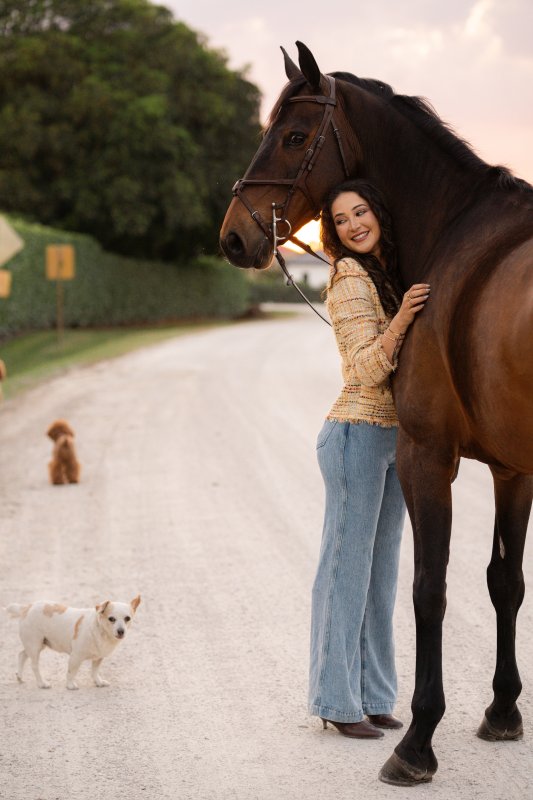 Gaby’s Jack Russell Terrier, Kiara, has been with Gaby through everything.