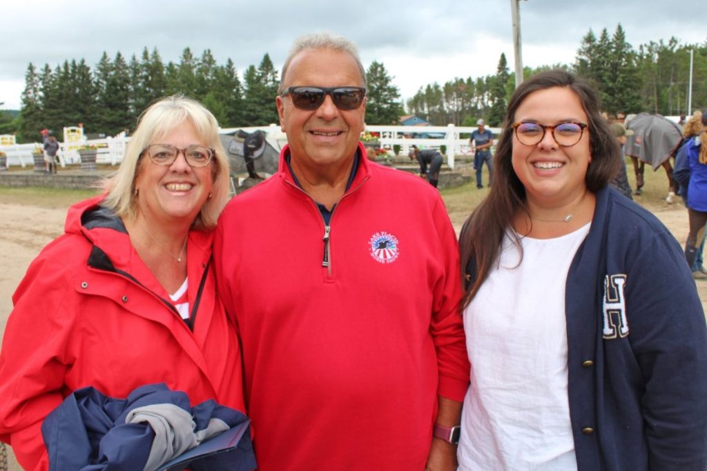 Lake Placid Executive Director Lori Martin with her husband, Butch, and their daughter, Lorissa.
Photo courtesy of Lake Placid Horse Shows