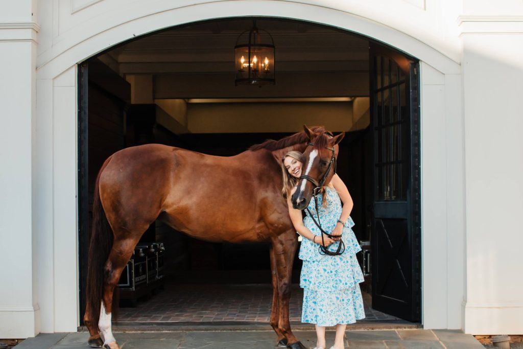Ashleigh Kloppman and her heart-horse, Millie, at Beverly Equestrian in The Plains, Virginia.