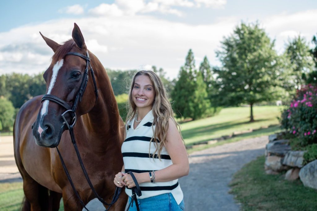 Thoroughbred Millie came to Ashleigh fresh off the track.