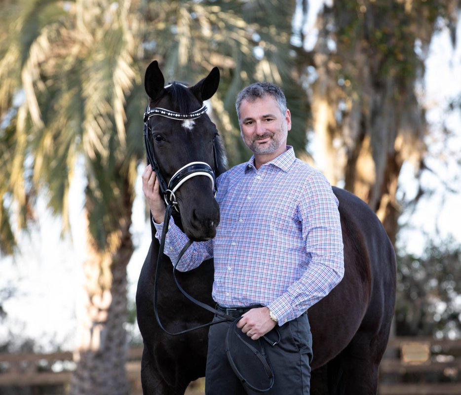 Marta Renilla and Anartz Chanca at their family farm in Ocala, Florida.