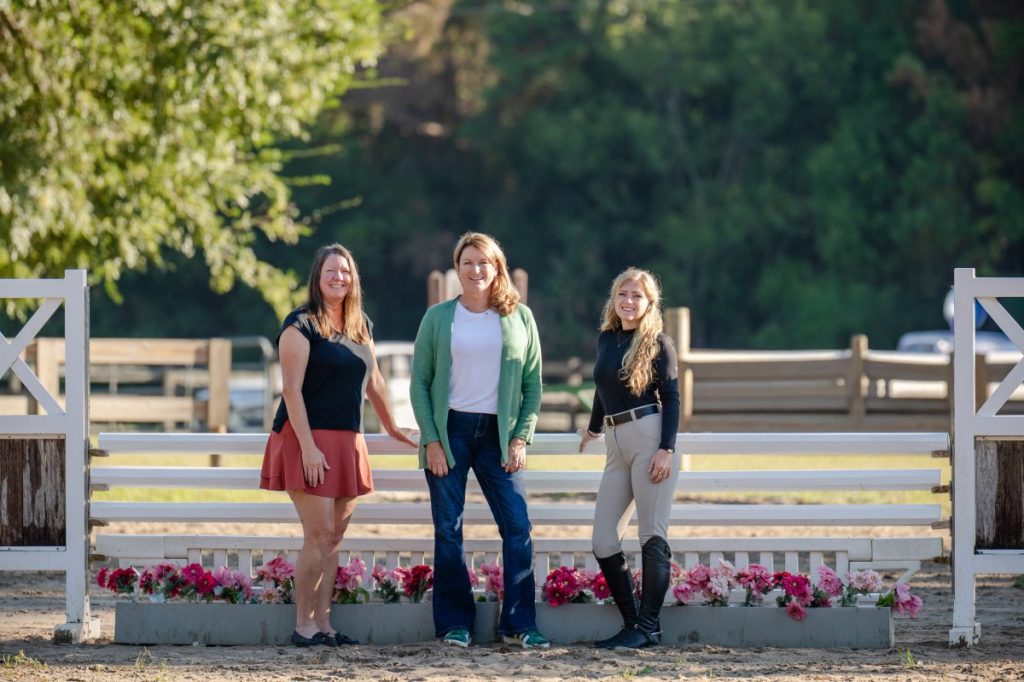 Cavallo Farms students regularly lesson with each Janet, Amy and Grace.