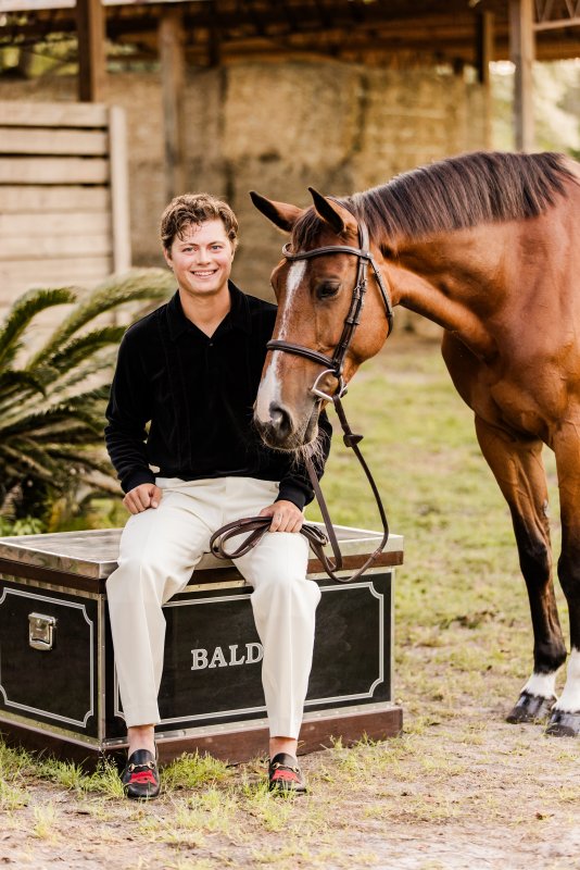 Ryan loves bringing along young horses and earning their trust.