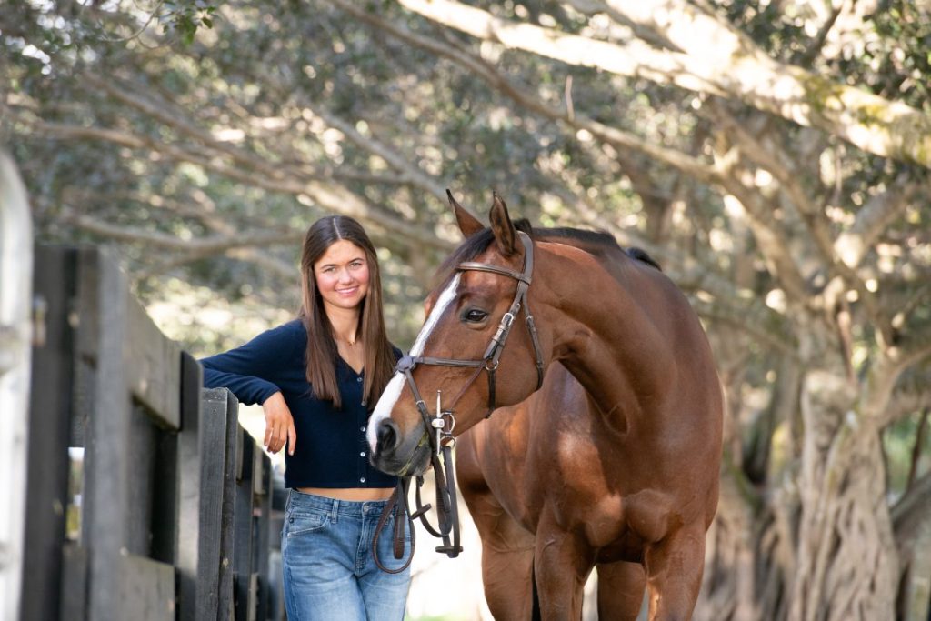 Lilly with Indira, owned by Ashwood Farms.