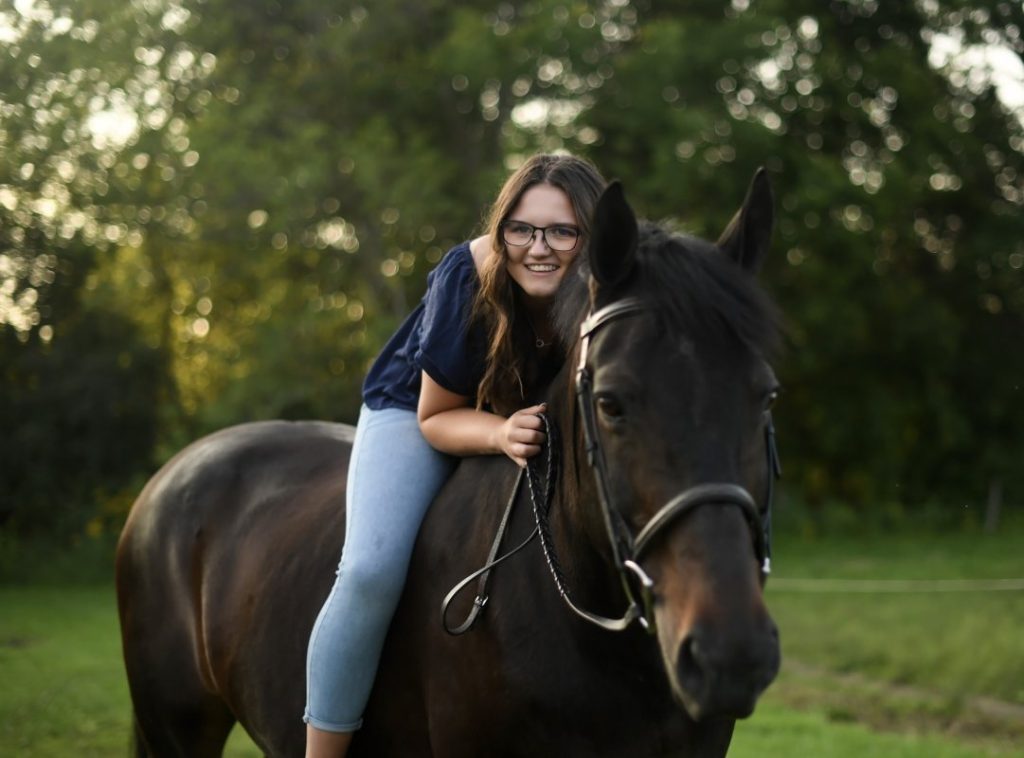 More than a show horse, Navarre was Ceci's best friend and constant partner through some of her most formative years as a rider.