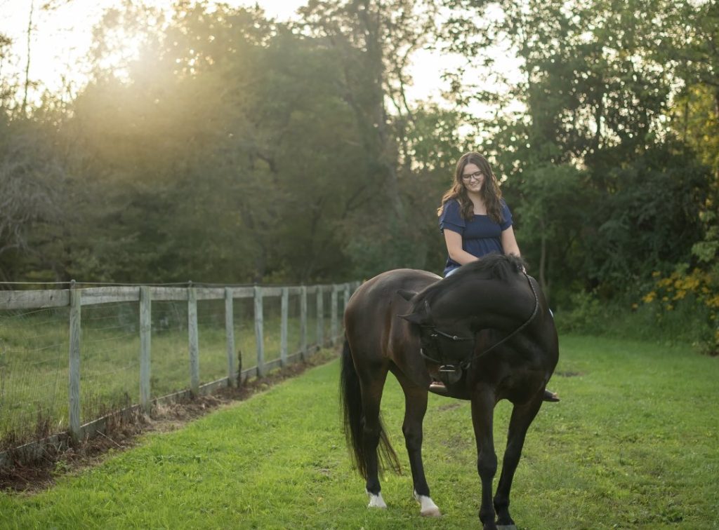 Ceci credits Navarre with giving her the confidence to ride any horse she meets today—whether at Centenary University or in IHSA competition.