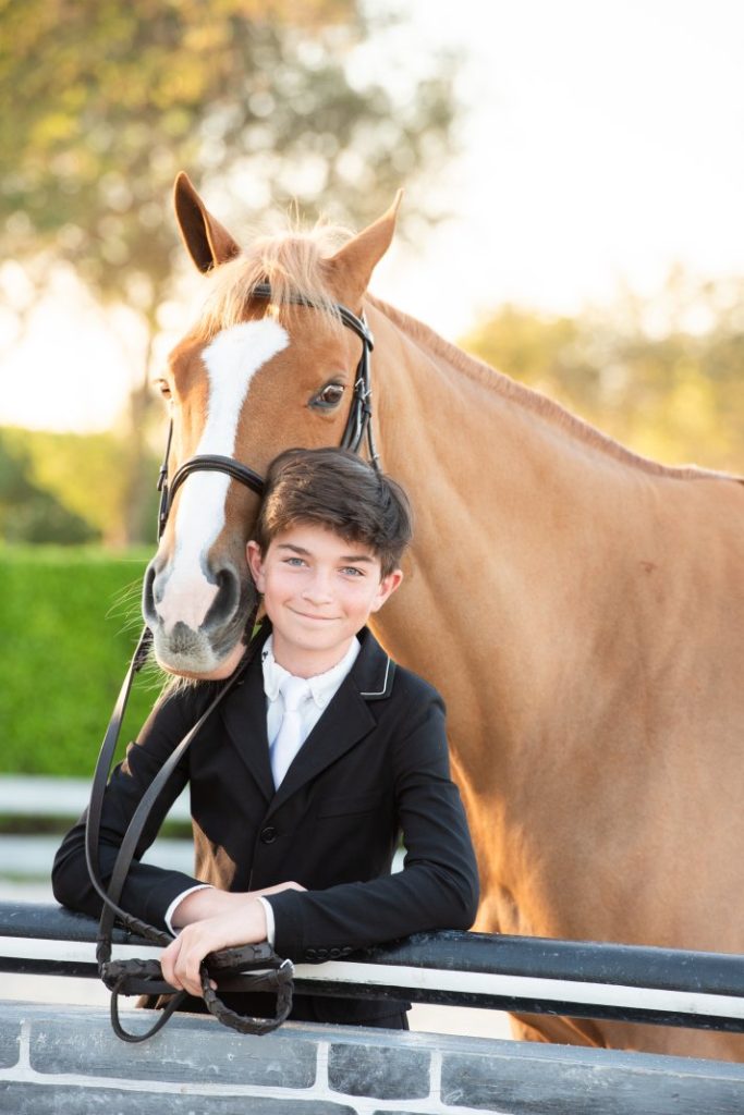 Robert Caputo with Devise Du Salbey, owned by Ashland Farms.