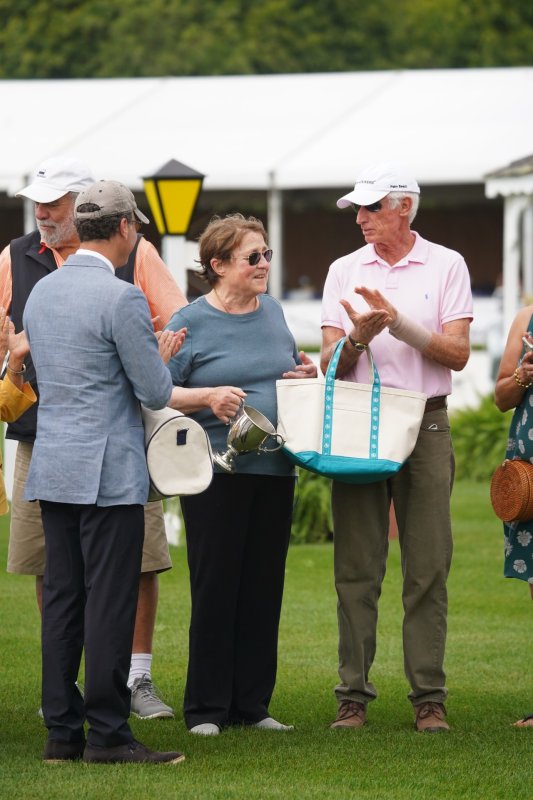 Emily Aspinall was presented with the Long Island Sportsmanship Award at the Hampton Classic in 2021.Photo by Kind Media