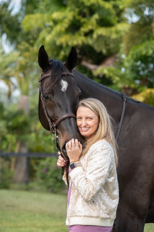 Claire names her horses with nods to her love of fantasy and science fiction.
