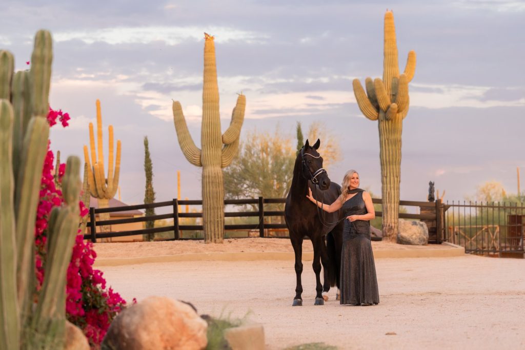 Cyndi Jackson with Florisson, aka Jack, owned by Ann Damiano.