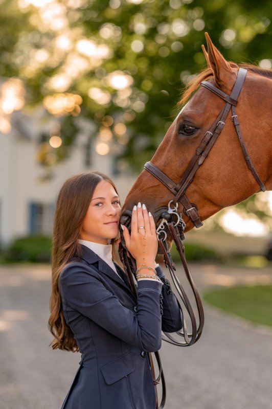 Grace hopes to continue growing in the equitation and Junior Hunters.