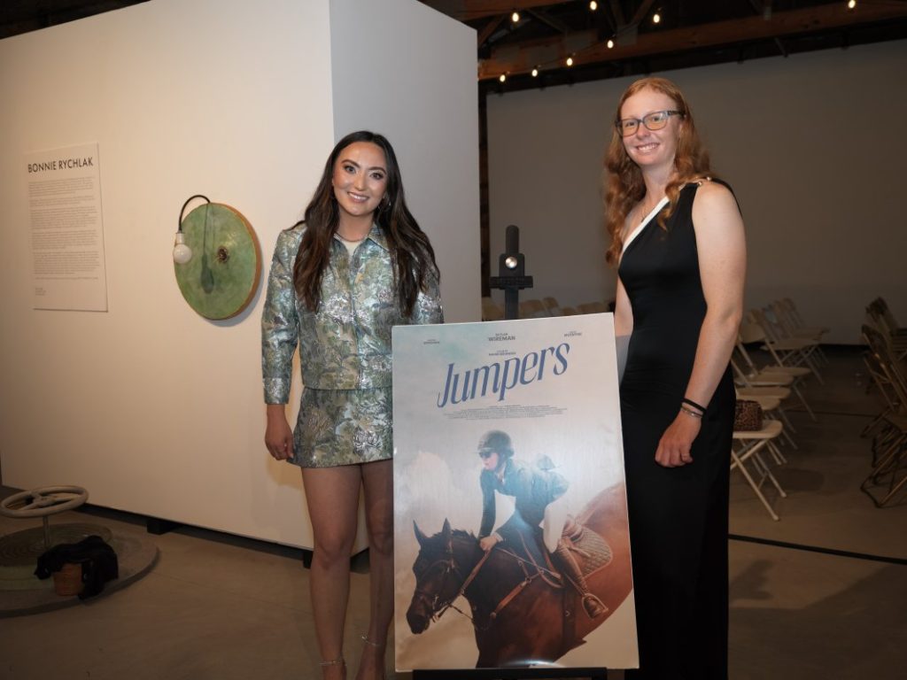 Naomi and Skylar at the screening of “JUMPERS” in Bridgehampton, New York.